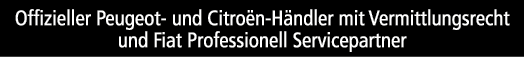 Offizieller Peugeot und Citro n H ndler mit Vermittlungsrecht und Fiat Professionell Servicepartner